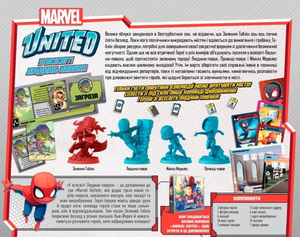 Комплект Marvel United + У всесвіті Людини-павука - Зображення 2